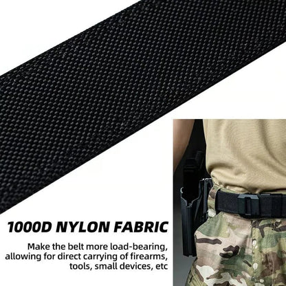 Automatic Buckle Stretch Nylon Belt For Men