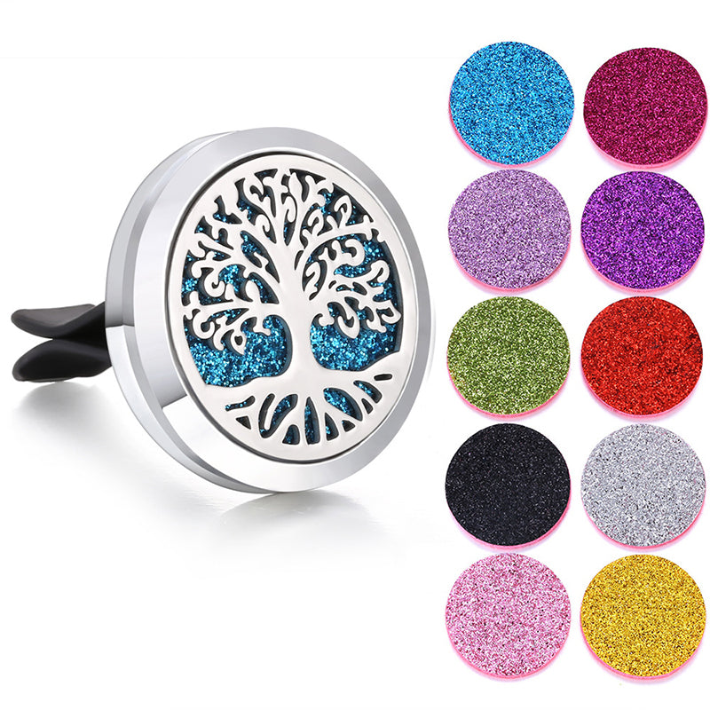 🔥Air Freshing Car Vent Diffuser Set with Clip & 10 Aroma Pads