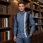 👔 Men's Striped Shirt & Pants 2-Piece Set✨ Effortless Style✨