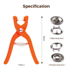 🔥Metal Snap Buttons with Fastener Plier Tool Kit