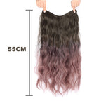 Gradient Color Curly Wig Piece