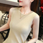 HOT SALE Women's Vest Thin Knitted Sleeveless Top