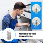 🔥Rotary High-Pressure Sewer Jetting Nozzle