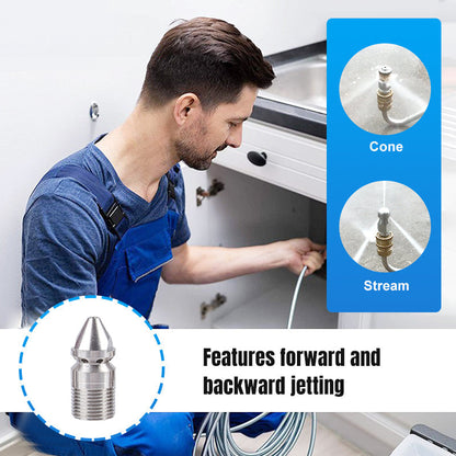 🔥Rotary High-Pressure Sewer Jetting Nozzle