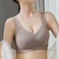 Soft Wire-Free Lightweight Seamless Lace Bra