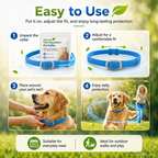 🌿🛡️ Natural Essential Oil Pet Collar – 8‑month flea & tick protection. Plant‑based, no harsh chemicals. Safe for dogs & cats! 🐾✨