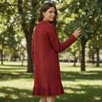 Women’s Sparkle Lapel A-Line Short Dress | Chic & Shimmering