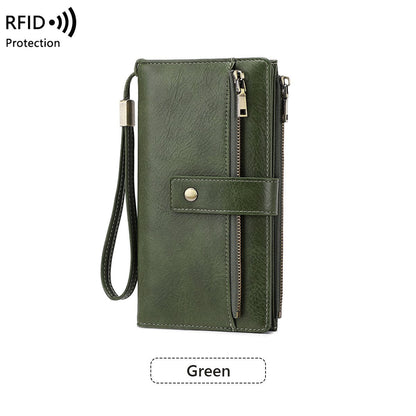 Women's RFID Blocking Leather Wallet