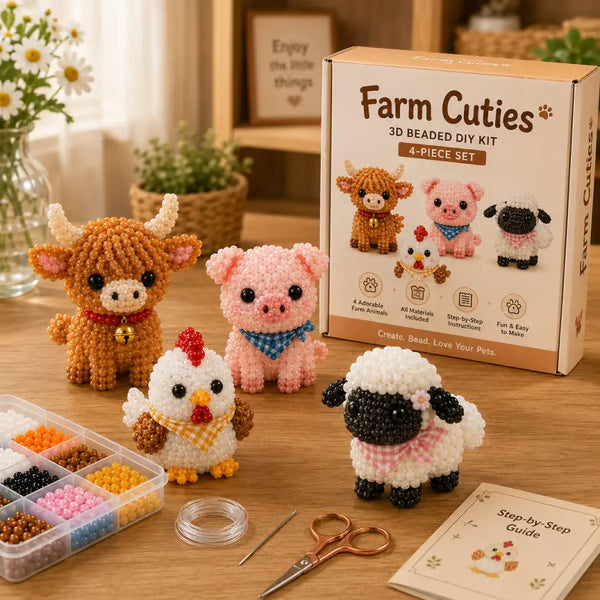 🔥3D Beaded Animal DIY Craft Kit