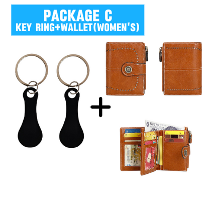 2 Pieces Stainless Steel Shopping Trolley Token Keyrings