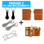 2 Pieces Stainless Steel Shopping Trolley Token Keyrings