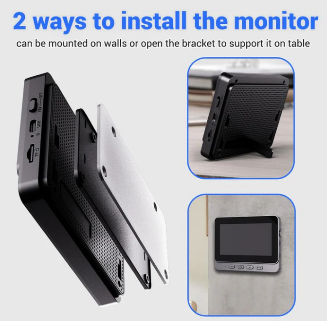 🔥Wireless Video doorbell with Monitor & Camera