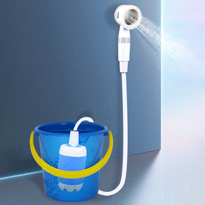 Portable Shower for Camping with Water Pump