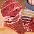 Stainless Steel Vegetables Holder for Slicing