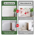 Transparent Waterproof And Anti-oil Static Adsorption Wall Stickers For Home Use