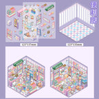 DIY 3D House Stickers