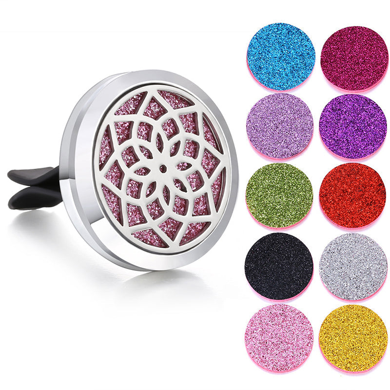 🔥Air Freshing Car Vent Diffuser Set with Clip & 10 Aroma Pads