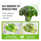 🍗Buy 2 Get 1 Free 🥦Reusable Aluminum Foil Sealable Storage Bags