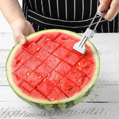 2-in-1 Foldable Watermelon Fork Slicer