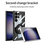 Translucent For Samsung Phone Case with Magnetic Stand