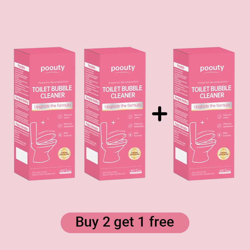 🔥Pink Quick Foaming Toilet Bowl Cleaner - Powder Packs