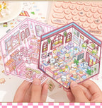DIY 3D House Stickers