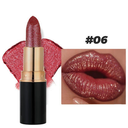 🔥Lip Gloss Diamond Waterproof Glitter Lipstick🔥