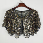 Women’s Elegant Sequin Beaded Shawl