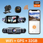 Driving Safety4-Channel FHD Dash Cam with Ultra-Wide Angle