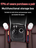 Cowhide Car Gap Storage Box