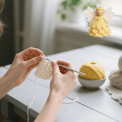 🎁Crochet Your Own Angel – Complete Craft DIY