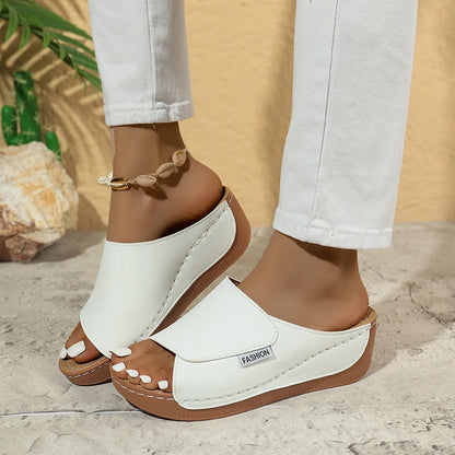 🔥Women's Casual Wedge Slide Sandals