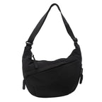 👜Women's Fashion Plain Color Nylon Crossbody Hobo Bag