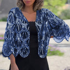 Women’s Elegant Sequin Beaded Shawl