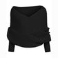 ✨New Arrival✨Women's Solid Knitted Sweater Scarf with Sleeves