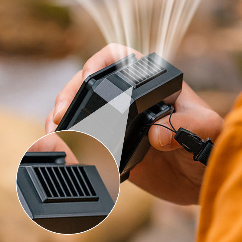 3-in-1 Portable Fan & Power Bank with Light