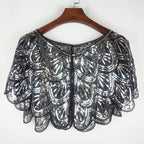 Women’s Elegant Sequin Beaded Shawl