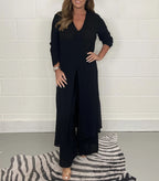 💃Spring Sale ⏳Two Piece Casual Long Top and Casual Trousers😍