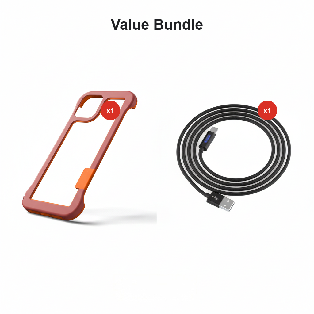 Hollow-Out Heat Dissipation Bumper Case 