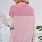 Women's Comfy Color-blocking Top