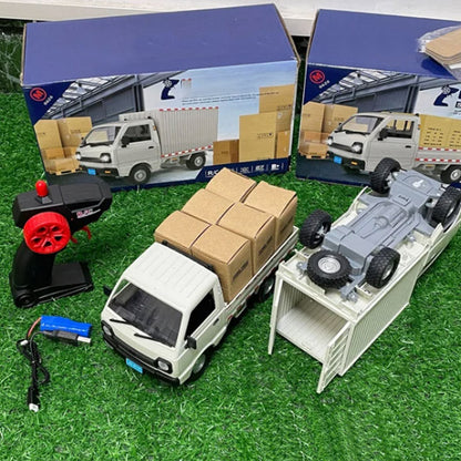 Remote-Controlled Rechargeable Container Truck Toy