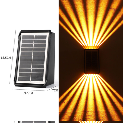 Solar Outdoor Waterproof Wall Light Set