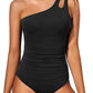 One-Piece Asymmetric Swimsuit for Women