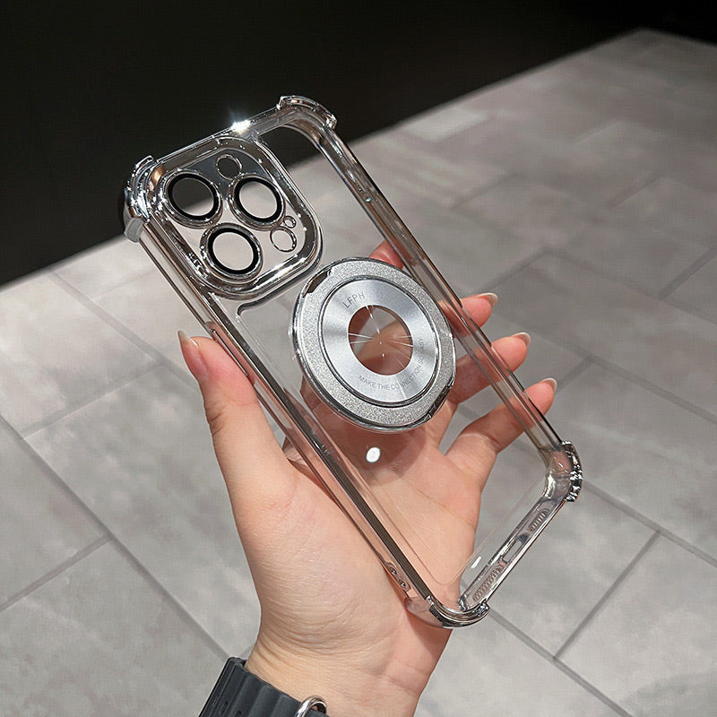 Powerful Protection Case with Magnetic Invisible Stand for iPhone