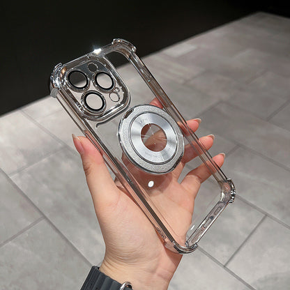 Powerful Protection Case with Magnetic Invisible Stand for iPhone