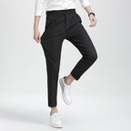 Men’s High-end Summer Casual Business Straight-leg Pants