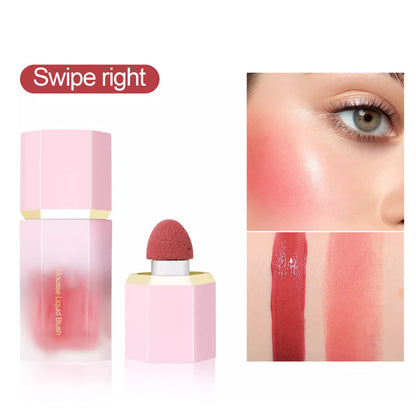 Smooth Liquid Face Blush with Air Cushion Applicator