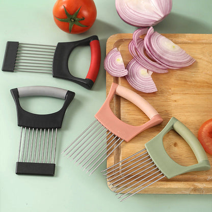 Stainless Steel Vegetables Holder for Slicing