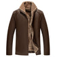 Men‘s Quilted Faux Leather Jacket