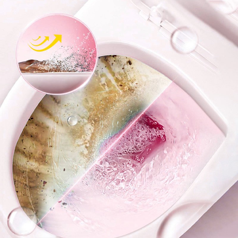🔥Pink Quick Foaming Toilet Bowl Cleaner - Powder Packs